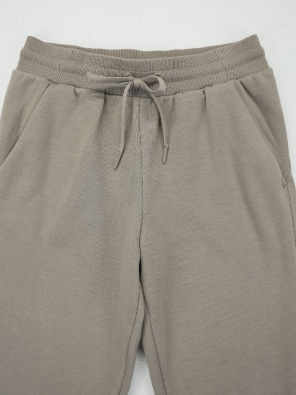 Athleta Cozy Karma High Rise Zip Ankle Pants Size Medium Beige Weekend - Picture 3 of 12